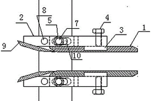 可調(diào)整式型鋼軋機(jī)入口導(dǎo)板裝置