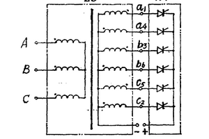 雙反星不帶平衡電抗器可控整流裝置