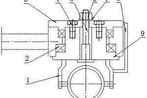 高爐液壓泥炮吊掛機(jī)構(gòu)固定結(jié)構(gòu)