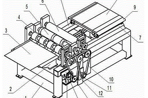 銅始極片滾剪送料裝置