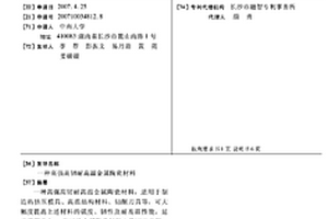 高強高韌耐高溫金屬陶瓷材料