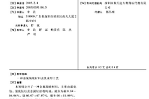 金屬陶瓷材料及其成型工藝