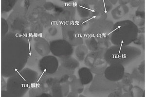 核殼結(jié)構(gòu)增強(qiáng)TiB<Sub>2</Sub>-TiC基金屬陶瓷及其制備方法