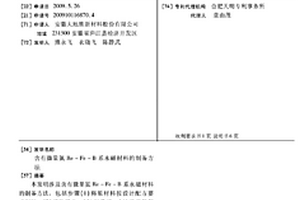 含有微量氮Re-Fe-B系永磁材料的制備方法