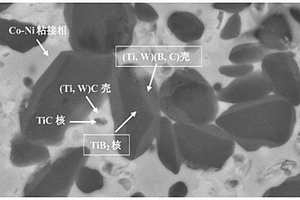 核殼結構TiB<Sub>2</Sub>基金屬陶瓷及其制備方法