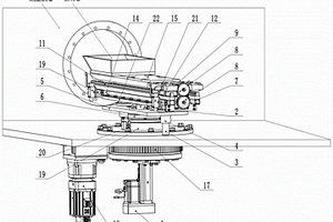 專(zhuān)用于中小型真空爐爐內(nèi)模具的多工位的傳動(dòng)機(jī)構(gòu)