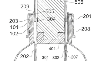 蓋外操作的出口錯合的活塞式容器封閉裝置，包裝容器及其應(yīng)用