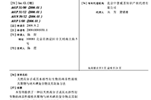 天然高分子或其水溶性衍生物的兩親性接枝共聚物與納米碘復(fù)合物及其制備方法