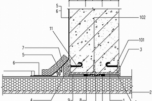 熱力管道穿外墻預(yù)埋鋼套管的防水施工方法及用于該方法的防水系統(tǒng)結(jié)構(gòu)