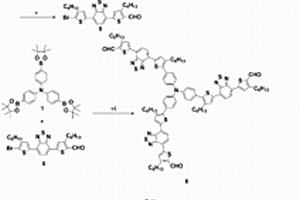 吸電子基團(tuán)修飾的三苯胺星型材料，其制備方法與用途