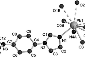 基于剛性雙咪唑配體的鉛配合物及其制備方法和應用
