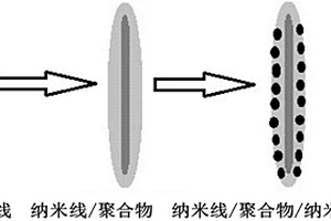 納米線/聚合物/納米顆粒夾心復合材料的制備方法