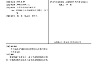 具有超疏水與超親油功能的油水分離網(wǎng)膜及其制備方法