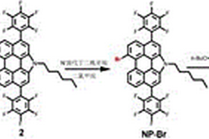 在吡咯苝灣區(qū)引入溴原子的制備方法