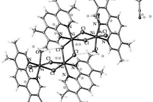 以四甲基菲羅啉為配體的四核鎳基配合物及其合成方法與光催化應用