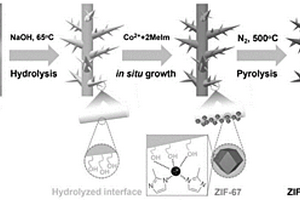 生物質(zhì)負(fù)載MOFs衍生復(fù)合催化劑及其制備方法和應(yīng)用