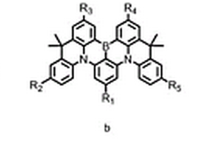 具有空間立體結(jié)構(gòu)多重共振型熱活化延遲熒光材料、電子器件及其應(yīng)用