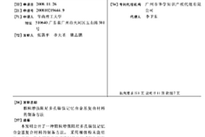 顆粒增強阻尼多孔鎳鈦記憶合金基復合材料的制備方法