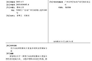 用于水處理的膨潤土基復合材料及其制備方法