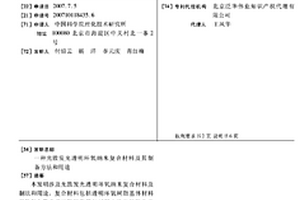 光致發(fā)光透明環(huán)氧納米復(fù)合材料及其制備方法和用途