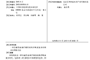 含磁性玻璃纖維的結(jié)構(gòu)型吸波復(fù)合材料及其制備方法