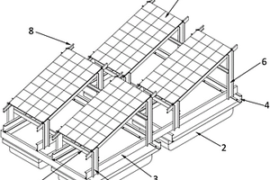 光伏發(fā)電用復(fù)合材料水上浮體架臺(tái)系統(tǒng)