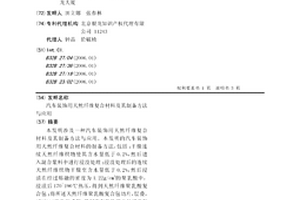 汽車裝飾用天然纖維復(fù)合材料及其制備方法與應(yīng)用