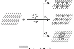 鹵素調(diào)控三種不同形貌鉑-二硫化鉬納米復(fù)合材料的制備方法