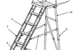 高度可調(diào)的復(fù)合材料工作梯