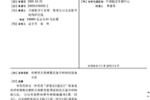 熱塑性共混樹(shù)脂基復(fù)合材料的制備方法