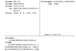 無定形碳纖維鋁基復(fù)合材料及其制備方法