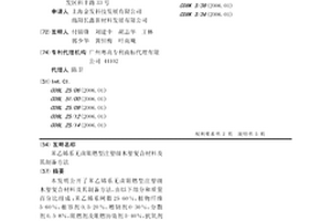 苯乙烯系無鹵阻燃型注塑級木塑復(fù)合材料及其制備方法