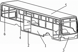 分片式復(fù)合材料客車車身