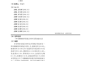 可降解的環(huán)保復(fù)合材料及其制備方法