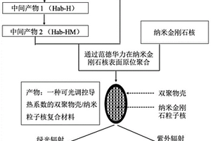 可光調(diào)控導(dǎo)熱系數(shù)的雙聚物殼/納米粒子核復(fù)合材料及其制備方法