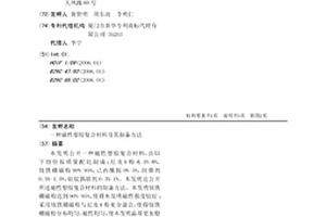 磁性塑膠復合材料及其制備方法