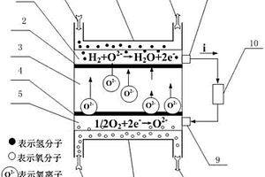 納米復(fù)合材料制備的對(duì)稱電極結(jié)構(gòu)燃料電池