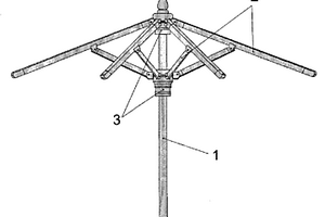 復(fù)合材料太陽傘傘架