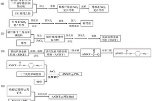 氮硫共摻雜碳纖維接枝聚噻吩/MnS復(fù)合材料及其電極的制備方法