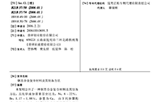 銅基合金復(fù)合材料及其制備方法