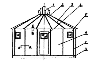 復(fù)合材料蒙古包式可拆裝房屋