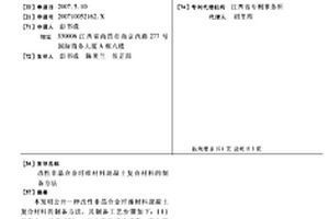 改性非晶合金纖維材料混凝土復(fù)合材料的制備方法