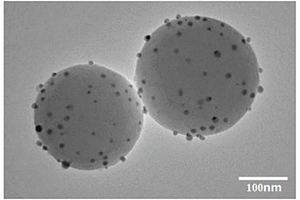 二氧化硅微球表面負(fù)載硫化亞鐵納米晶及其制備方法與應(yīng)用