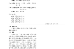 亞克力及其復(fù)合材料基材的紫外光固化高硬度抗指紋涂料