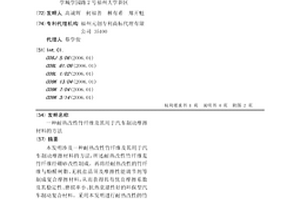 耐熱改性竹纖維及其用于汽車制動摩擦材料的方法