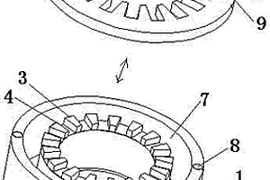 絕緣定子鐵芯組合結(jié)構(gòu)