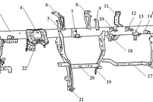 新型輕質(zhì)汽車儀表臺橫梁總成
