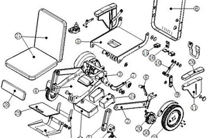 車(chē)架及電動(dòng)輪椅