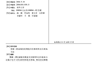 硬碳-鋰金屬氮化物復(fù)合負(fù)極材料及其制備方法