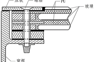 螺栓式安裝的飛機風擋玻璃小撓度計算方法